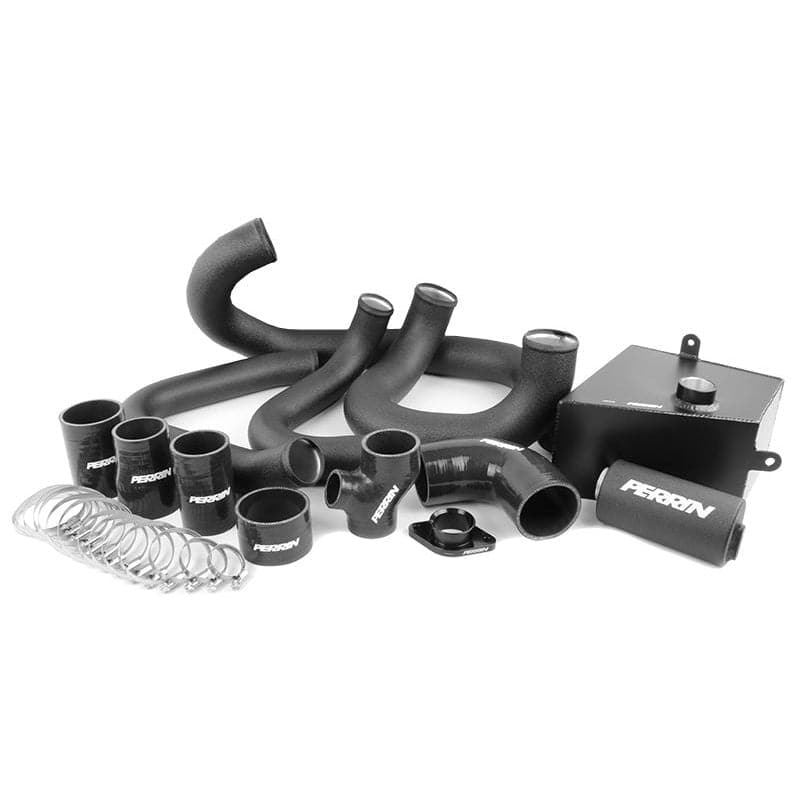 Perrin 15-17 WRX FMIC Boost Tube Box w/ Black Boost Tubes and Black Couplers (perPSP-ITR-437-2BK/BK)