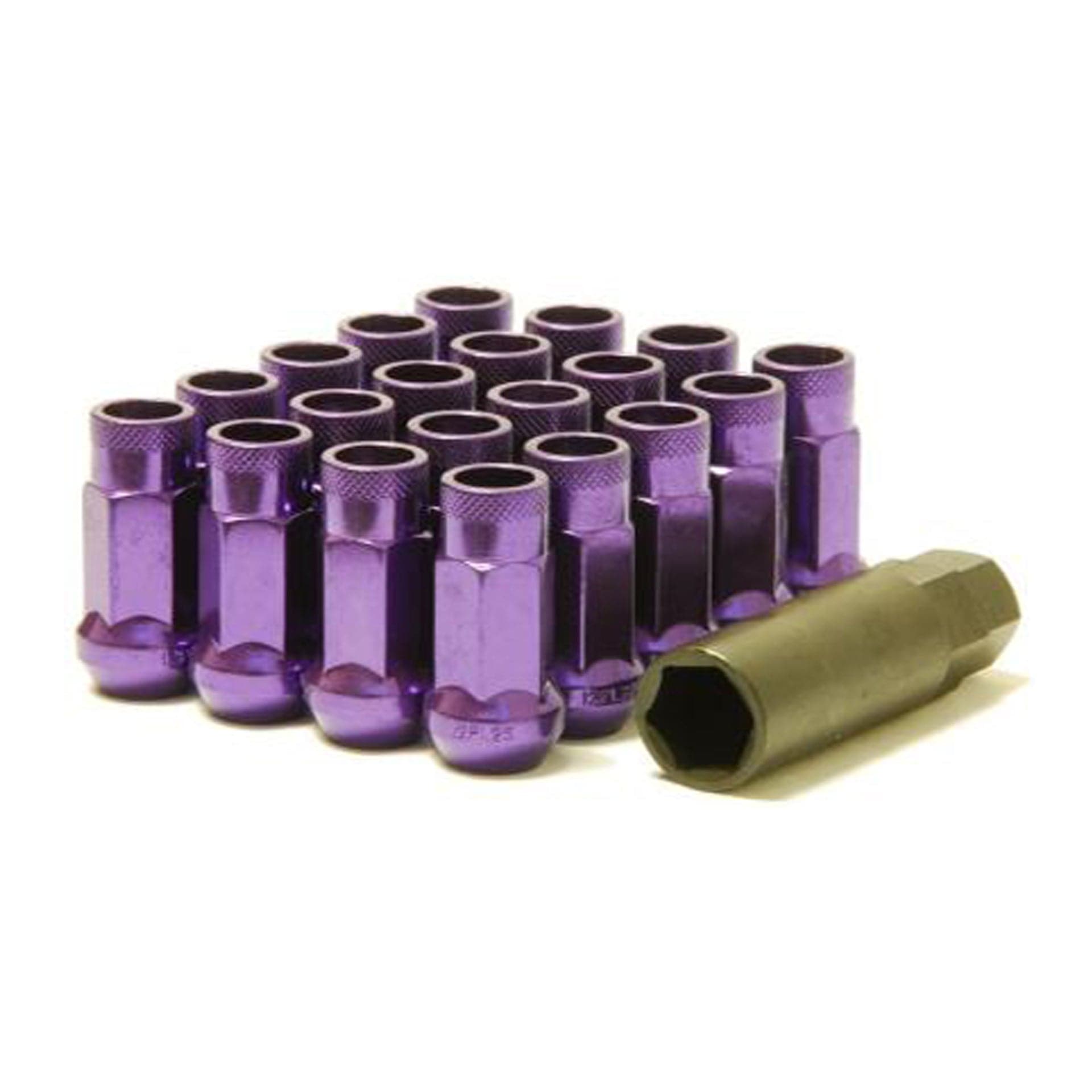 Wheel Mate Muteki SR48 Open End Lug Nuts - Purple 12x1.50 48mm for 2018+ Toyota Corolla Hatchback (whm32906L)