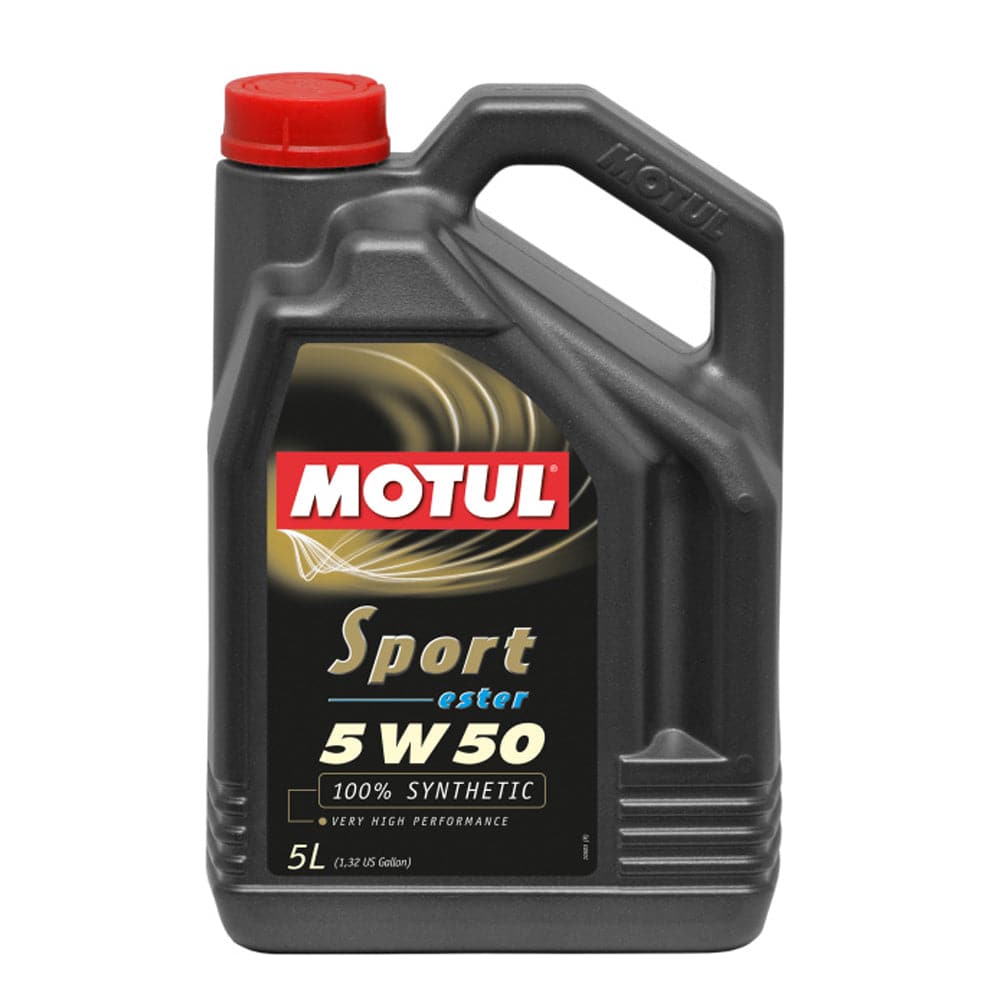 Aceite de motor sintético Motul 5L Sport 5W50 (mot102716)