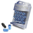 Juego de tuercas Project Kics Monolith T1/06 en azul 12x1,25 (WMN03U)