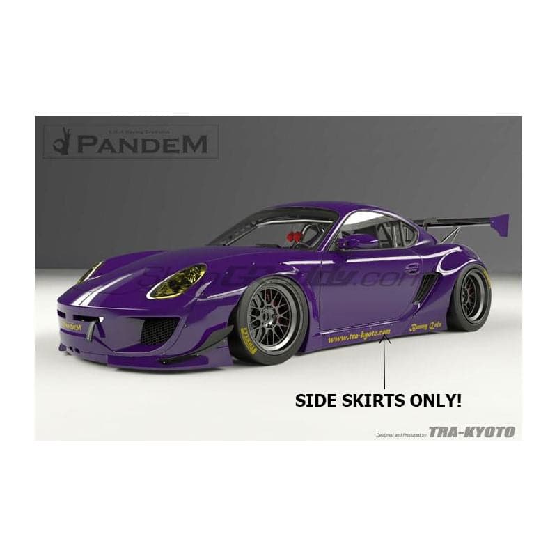 Pandem 09-12 Porsche Cayman Rocket Bunny Side Skirts Only