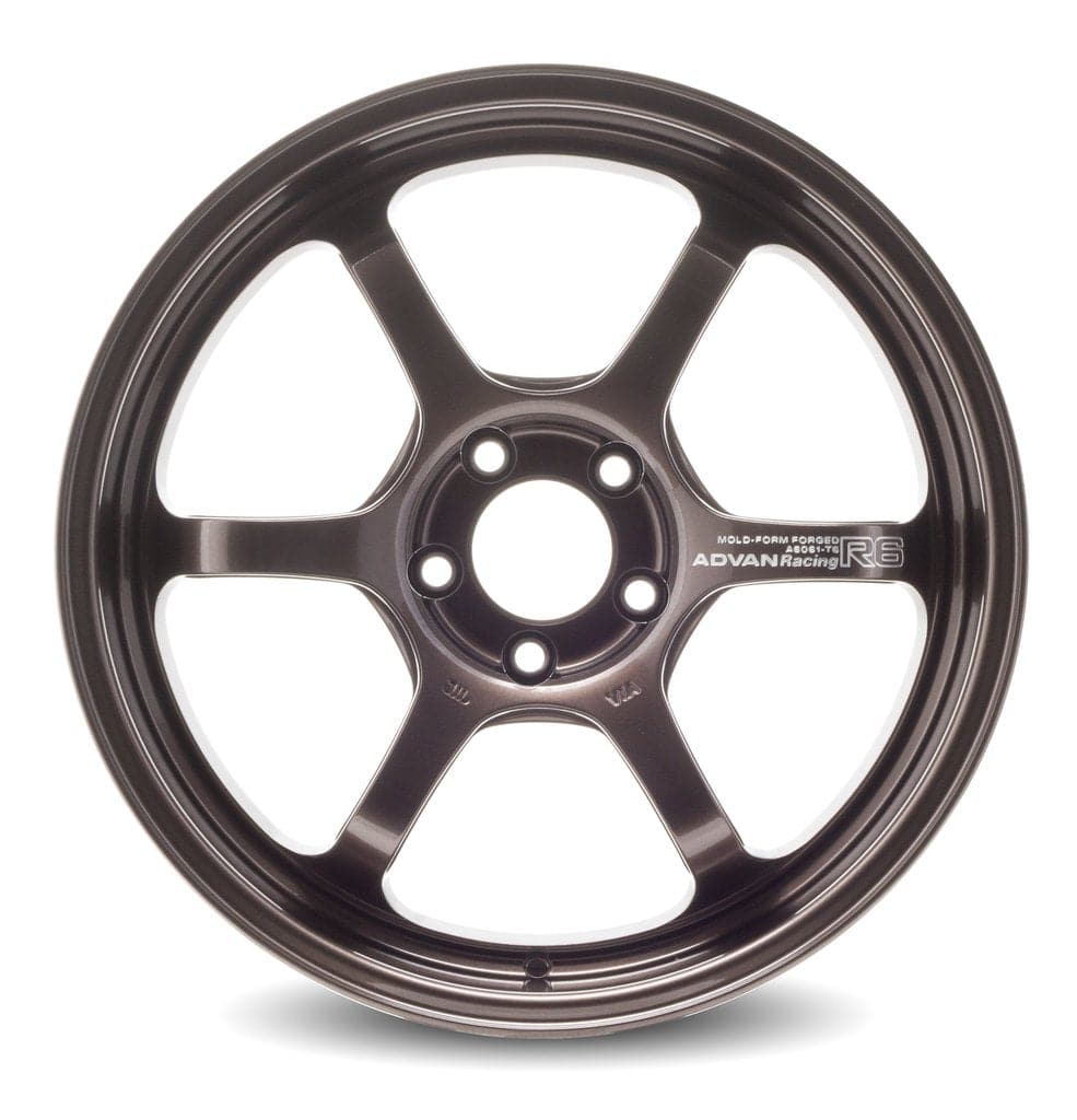 Rueda Advan R6 18x9.5 +45 5-120 Racing Cobre Bronce