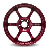 Rueda Advan R6 18x9.5 +45 5-120 Racing Candy Red