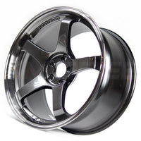 Rueda Advan GT 18x8 +45 5-100 Mecanizado/Racing Metal Negra