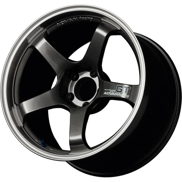 Rueda Advan GT 18x10.5 +15 5-114.3 Machining &amp; Racing Metal Negra