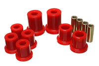 Energy Suspensión 03-09 Lexus GX470 / 03-09 Toyota 4Runner 2WD/4WD Juego de bujes de brazo de control delantero rojo