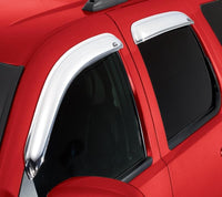 AVS 10-18 Toyota 4Runner Ventvisor Deflectores de ventana delantera y trasera de montaje exterior, 4 piezas, cromado