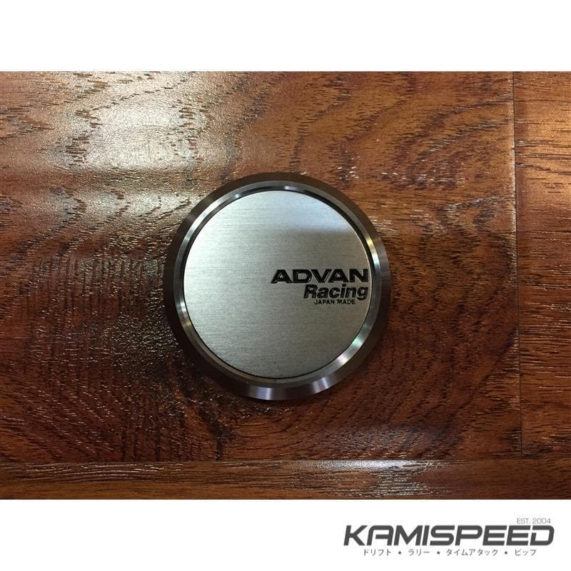 Advan Racing Center Cap - 63 Flat Hyper Black | 