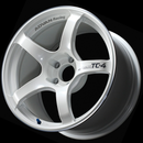 Advan TC4 18x9.5 +45 5-120 Racing White Metálico y Rueda de Anillo