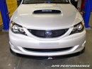 APR Carbon Fiber Wind Splitter With Rods WRX 08+ | 