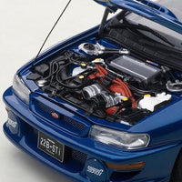 AUTOart 1:18 Die Cast Model of the Subaru Impreza 22B STi in Blue