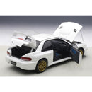 AUTOart 1:18 Die Cast Model of the Subaru Impreza 22B STi in White