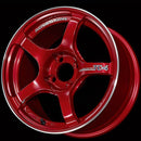 Advan TC4 16x7.0 +42 4-100 Racing Candy Red y rueda de anillo