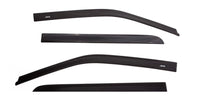 AVS 16-18 Toyota Tacoma Access Cab Ventvisor Deflectores de ventana en el canal 4 piezas - Negro mate