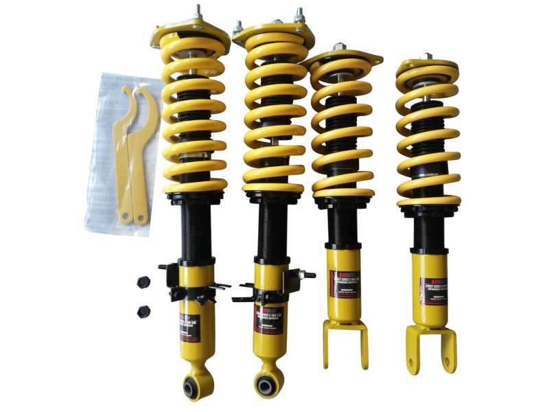 BLOX Racing 02-05 Rsx/01-05 Civic - Amortiguación no ajustable Street Series II Coilovers