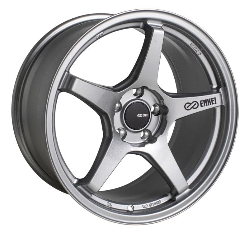 Enkei TS-5 18x9,5 5x114,3 38 mm de compensación, 72,6 mm de diámetro, gris tormenta (521-895-6538GR)