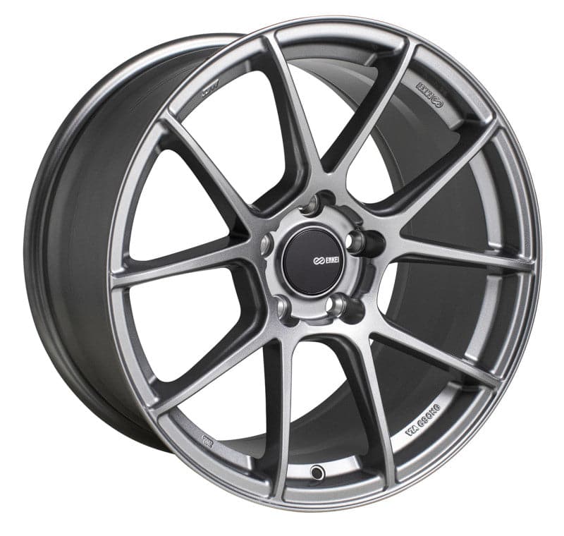 Rueda Enkei TS-V 17x8 5x100 45 mm con compensación y diámetro de 72,6 mm, color gris tormenta