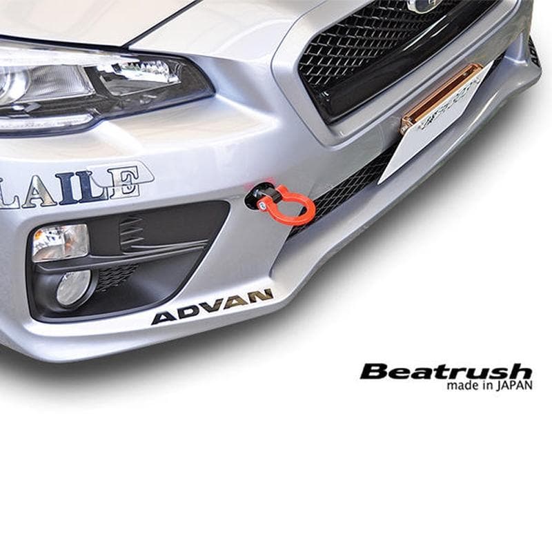 Beatrush Front Red Tow Hook - 2015+ Subaru WRX & WRX STI