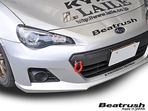 Gancho de remolque delantero o trasero rojo Beatrush - Subaru BRZ y Scion FR-S