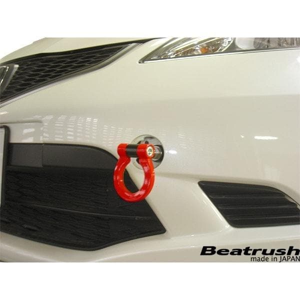 Gancho de remolque delantero rojo Beatrush - Honda CR-Z / Fit / Insight