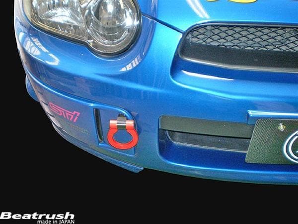 Gancho de remolque delantero rojo Beatrush WRX, STI 02-07