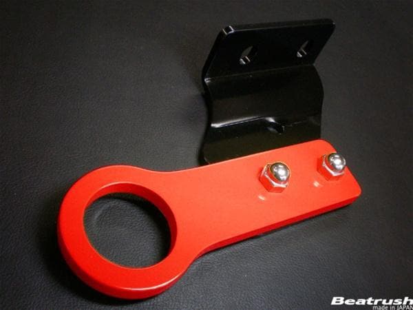 Beatrush Red Rear Tow Hook WRX, STI 02-07