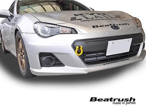 Gancho de remolque delantero o trasero amarillo Beatrush - Subaru BRZ y Scion FR-S