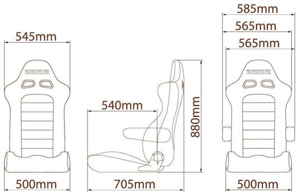 Asiento reclinable Bride Euroster II en gradación