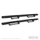 Westin 05-20 Toyota Tacoma Double Cab HDX Barras de paso Nerf de acero inoxidable, color negro texturizado