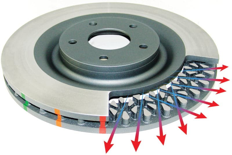 DBA 12+ Tesla Model S Rotor trasero con ranura en T T3 serie 4000 (42769S)