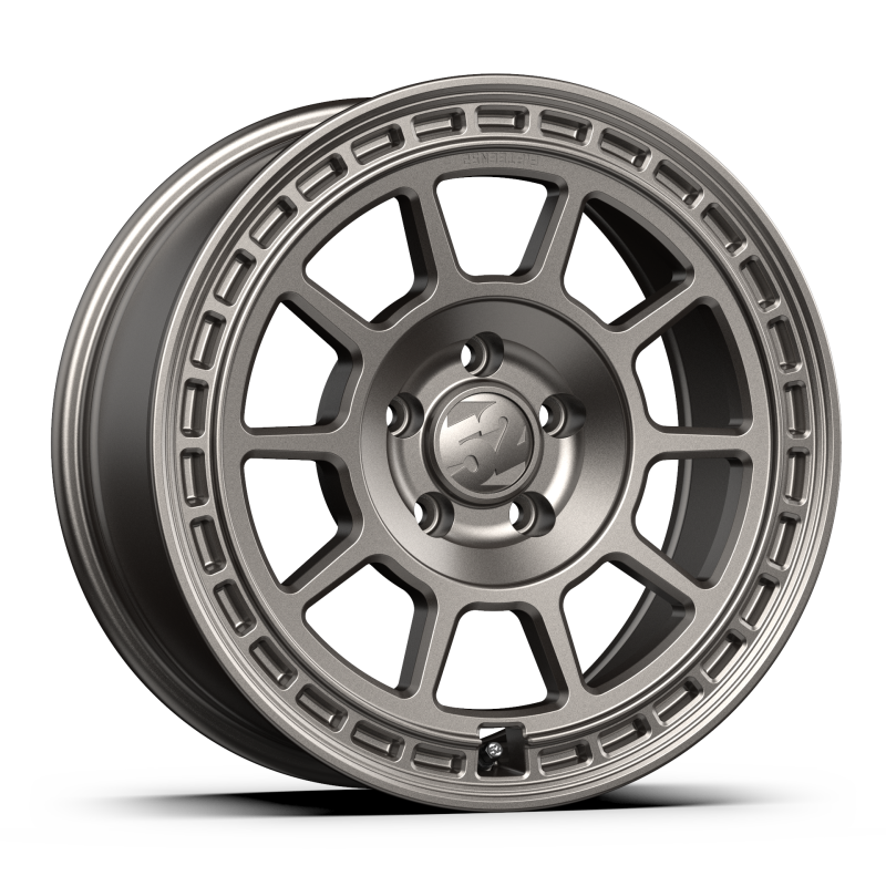 quince52 Traverse MX 17x8 5x114.3 38mm ET 73.1mm Rueda gris magnesio con orificio central (TMXMG-78054+38)