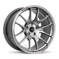 Rueda Enkei GTC02 19x9 5x114.3 30 mm de desplazamiento y 75 mm de diámetro Hyper Silver