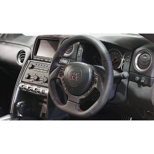 Cyber Engineering D-Shape Steering Wheel for the Nissan GT-R R35