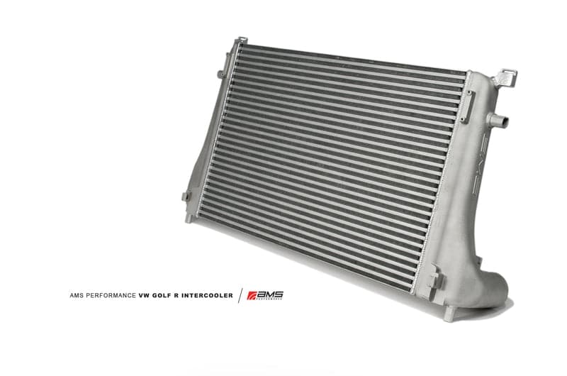 AMS Performance 2015+ VW Golf R MK7 Front Mount Intercooler Upgrade w/Cast End Tanks (AMS.21.09.0001-1)