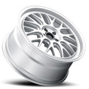 quince52 Holeshot RSR 19x9 5x108 45 mm ET 63,4 mm Rueda plateada radiante con orificio central