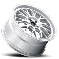 quince52 Holeshot RSR 19x8.5 5x112 45 mm ET 57.1 mm Rueda plateada radiante con orificio central