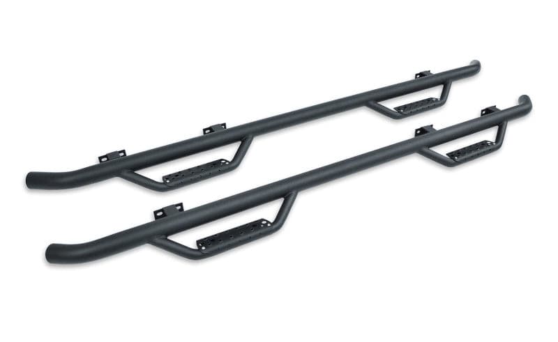 Go Rhino 05-21 Toyota Tacoma Dominator Classic D2 Escalones laterales - Longitud de cabina - Tex Blk