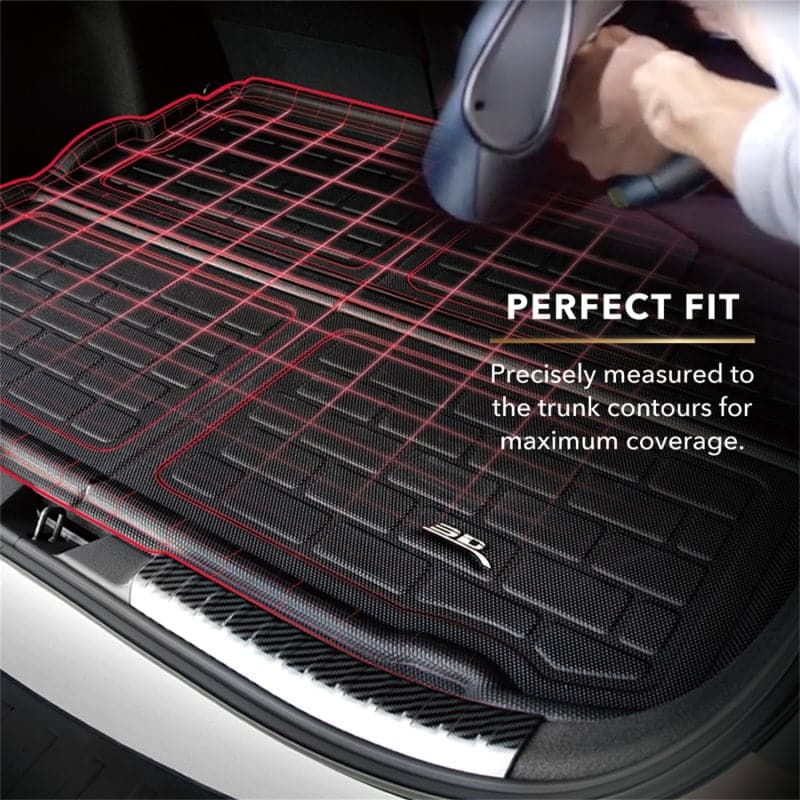 3D MAXpider 20-21 Tesla Model 3 Front Beaded Basin Kagu Cargo Liner - Black (M1TL0221309)