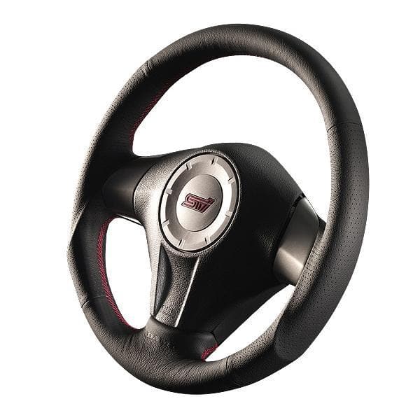 DAMD O-Shaped Red Stitch Steering Wheel - Subaru WRX STI Legacy Forester