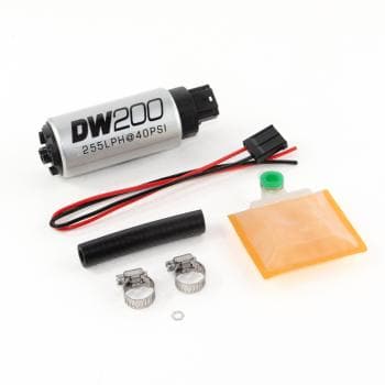 Bomba de combustible en el tanque DeatschWerks DW200 255 LPH con kit de configuración universal