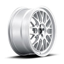 quince52 Holeshot RSR 19x9.5 5x120 45 mm ET 64.1 mm Rueda plateada radiante con orificio central