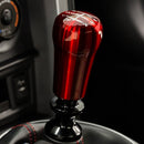 Raceseng Rondure Shift Knob (Grabado Puerta 1) Adaptador M12x1.25mm - Rojo Translúcido