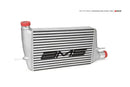 AMS Performance 08-15 Mitsubishi EVO X Intercooler de montaje frontal con tanques modulares de extremo fundido y logotipo (AMS.04.09.0001-1)