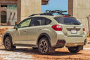 Rally Armor 13+ Subaru XV Crosstrek Guardabarros negro con logotipo gris