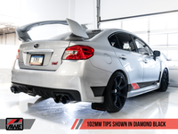 Escape Cat-Back AWE Tuning Touring Edition con. Puntas de 102 mm en color negro diamante para STi 2015+ y WRX/STi Sedan 11-14