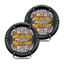 Rigid Industries 16-22 Toyota Tacoma A-Pillar Light Kit (Incl. 4In 360-Series Drive)