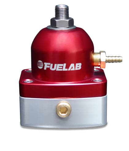 Fuelab 515 EFI FPR ajustable 25-90 PSI (2) -6AN Entrada (1) -6AN Retorno - Rojo