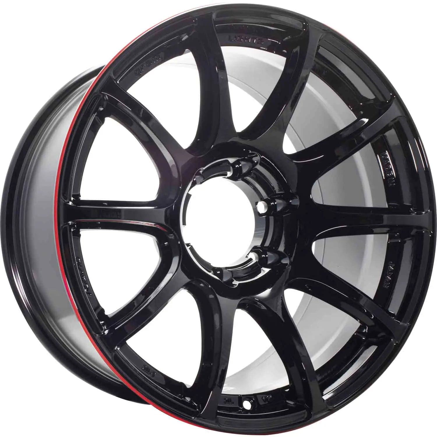 Gram Lights 57TransX Rev Limit 18x9 +00 6x139.7 Mecanizado negro / Rueda de revestimiento E-Pro (BLJ)