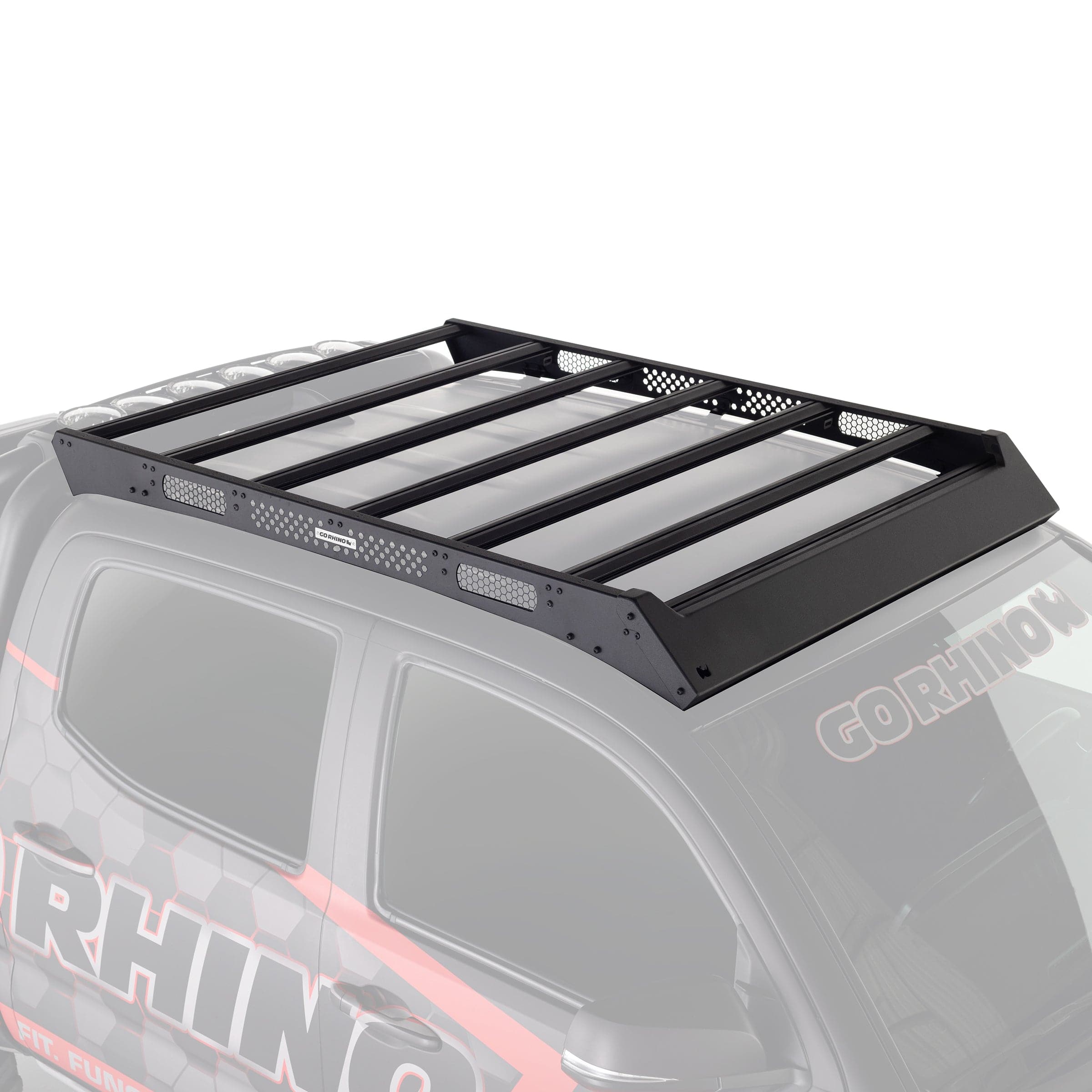 Go Rhino 16-21 Toyota Tacoma Ceros Low Profile Roof Rack Textured Black