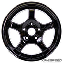 gram LUCES 57CR 15X8 +35 5-114.3 Negro Brillo